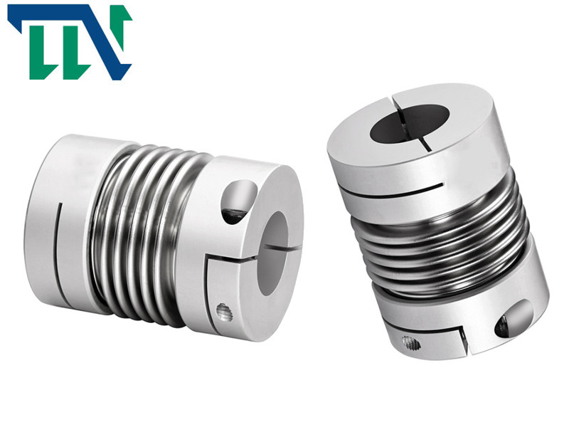 Encoder Bellow Shaft Coupling Flex Stepped Clamping Grc Steel 10mm To