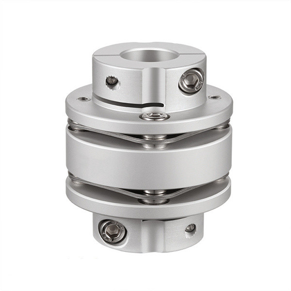 Aluminium Servo Motor Shaft Coupler 5mm To 8mm 10mm Double Diaphragm Clamp